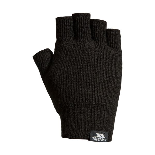 Rękawiczki Bez Palców Unisex Dla Dorosłych Dzianinowe Thinsulate Dita. Czarne rękawiczki Trespass, bez wzorów, z dzianiny. Za 49.99 zł.