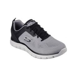 Buty treningowe męskie Skechers Track broader. Szare buty treningowe Skechers, bez wzorów, z materiału. Za 341.00 zł.