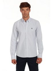 The Time of Bocha Koszula "Oxford" w kolorze błękitno-białym rozmiar: S. Białe koszule The Time of Bocha, s, bez wzorów, z bawełny, bez kołnierzyka, bez ramiączek. Za 153.45 zł.