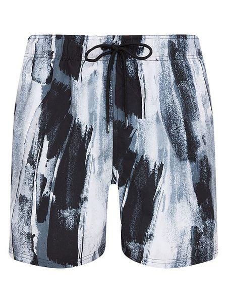 DKNY Szorty kąpielowe w kolorze czarno-błękitnym rozmiar: L. Czarne kąpielówki DKNY, l, bez wzorów, z materiału. Za 93.94 zł.