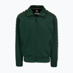 Bluza męska Pitbull Track Jacket Powers. Zielone bluzy PITBULL, l, bez wzorów, bez kaptura. Za 209.99 zł.