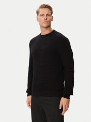 HUGO Sweter Sylas 50570271 Czarny Regular Fit. Czarne swetry rozpinane Hugo, m, bez wzorów, z bawełny, bez kołnierzyka, bez ramiączek. Za 629.99 zł.