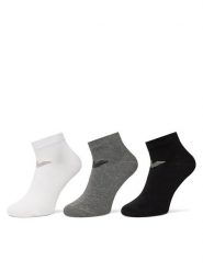 Emporio Armani Zestaw 3 par niskich skarpet męskich EM000550 AF12271 MC059 Kolorowy. Skarpety Emporio Armani, bez wzorów, z bawełny. Za 89.99 zł.