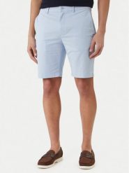 Tommy Hilfiger Szorty materiałowe Deton 9.5 MW0MW42351 Błękitny Slim Fit. Niebieskie szorty Tommy Hilfiger, m, bez wzorów, z bawełny. Za 369.99 zł.