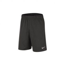Spodnie treningowe męskie Nike Dry Fit Cotton 20. Czarne spodnie materiałowe Nike, na co dzień, m, bez wzorów, z dresówki, casualowe, krótkie. Za 129.00 zł.