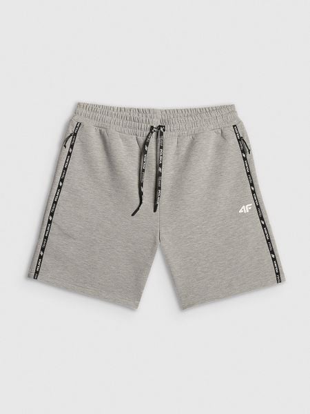 4F Spodenki kibica męskie - szare S. Szare krótkie spodenki sportowe 4F, m, bez wzorów, z dresówki. Za 149.99 zł.