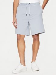 Calvin Klein Szorty sportowe Nano Logo K10K112689 Niebieski Regular Fit. Niebieskie krótkie spodenki sportowe CALVIN KLEIN, l, bez wzorów, z bawełny. Za 279.99 zł.