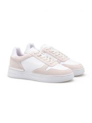 LLOYD Skórzane sneakersy w kolorze biało-beżowym rozmiar: 43. Białe buty sportowe casual Lloyd, bez wzorów, z materiału, bez zapięcia. Za 330.95 zł.