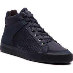 Sneakersy EMPORIO ARMANI - X4Z074 XL456 00554 Night/Night. Buty sportowe casual marki Emporio Armani. W wyprzedaży za 489.00 zł.