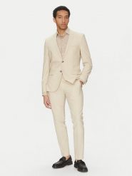HUGO Garnitur Arti/Hesten232X 50540341 Beżowy Extra Slim Fit. Brązowe garnitury Hugo, m, bez wzorów, z syntetyku. Za 1,749.00 zł.