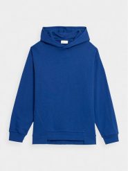 Outhorn Bluza OTHAW23TSWSM679 Niebieski Regular Fit. Niebieskie bluzy Outhorn, m, bez wzorów, z bawełny, bez kaptura. Za 99.99 zł.