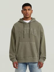 G-Star Bluza w kolorze oliwkowym rozmiar: L. Zielone bluzy z kapturem G-Star, l, bez wzorów, z bawełny, z kapturem. Za 227.31 zł.