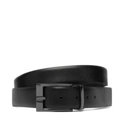 Pasek Armani Exchange. Czarne paski Armani Exchange, bez wzorów. Za 329.99 zł.