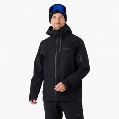 Kurtka narciarska męska Swedemount Lofoten 3L Shell Jacket II wodoodporna. Czarne kurtki narciarskie i snowboardowe SWEDEMOUNT, l, bez wzorów, narciarskie. W wyprzedaży za 809.99 zł.