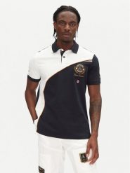 Aeronautica Militare Polo 251PO1858P173 Granatowy Regular Fit. Niebieskie koszulki polo Aeronautica Militare, m, bez wzorów, z bawełny, bez kołnierzyka, bez ramiączek. Za 579.99 zł.