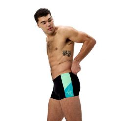 Spodenki Kąpielowe Męskie Speedo Divespl Asht. Czarne kąpielówki Speedo, m, bez wzorów, z materiału. Za 139.99 zł.