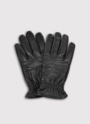 PAKO LORENTE – Czarne rękawiczki męskie. Czarne rękawiczki Pako Lorente, bez wzorów, z poliesteru. Za 139.99 zł.