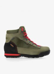 Buty trekkingowe męskie AKU Slope GTX. Zielone buty turystyczne Aku, bez wzorów, z gore-texu, przed kolano, bez zapięcia, trekkingowe, gore-tex. Za 818.39 zł.