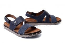 INBLU BU-13 004 granatowy, sandały męskie. Niebieskie sandały Inblu, bez zapięcia. Za 114.90 zł.