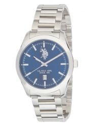 U.S. Polo Assn. Zegarek kwarcowy w kolorze srebrno-niebieskim rozmiar: onesize. Szare, analogowe zegarki U.S. Polo Assn., ze stali. Za 382.99 zł.