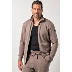 Męska Bluza dresowa stójka do 8XL. Brązowe bluzy JAY-PI, m, bez wzorów, z bawełny, bez kaptura. Za 279.99 zł.