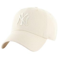 Czapka z daszkiem męska 47 New York Yankees MLB Clean Up Cap. Brązowe czapki z daszkiem 47 Brand, bez wzorów, z bawełny. Za 109.99 zł.