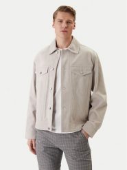 BOSS Kurtka skórzana Johot 50552130 Szary Regular Fit. Szare kurtki Boss, m, bez wzorów, ze skóry, bez kaptura. Za 2,199.00 zł.