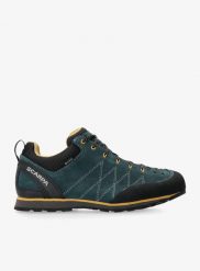 Buty podejściowe męskie Scarpa Crux GTX. Zielone buty turystyczne Scarpa, bez wzorów, z gore-texu, bez zapięcia, trekkingowe, gore-tex. Za 654.49 zł.
