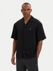 HUGO Koszula Espino 50560593 Czarny Oversize. Czarne koszule Hugo, m, bez wzorów, z lyocellu, bez kołnierzyka, bez ramiączek. Za 549.99 zł.