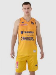 4F Koszulka meczowa replika domowa z sezonu 2024/25 męska 4F x PLK - Stal Ostrów Wielkopolski - multikolor M. Bezrękawniki 4F, m, bez wzorów, z dzianiny, bez kołnierzyka, bez ramiączek. Za 219.99 zł.