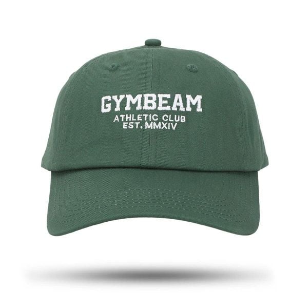 Czapka unisex fitness z daszkiem Athletic Club. Zielone czapki z daszkiem GYMBEAM, bez wzorów. Za 59.90 zł.