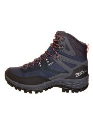 Jack Wolfskin Botki trekkingowe "Rebellion Guide Texapore Mid" w kolorze granatowym rozmiar: 40. Niebieskie buty trekkingowe Jack Wolfskin, bez wzorów, bez zapięcia. Za 333.03 zł.