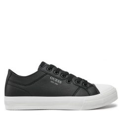 Trampki Guess. Czarne trampki Guess, m, z aplikacjami, bez zapięcia. Za 269.99 zł.