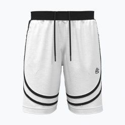 Spodenki koszykarskie męskie Under Armour Curry Signature. Białe szorty Under Armour, m, bez wzorów, sportowe. Za 209.99 zł.