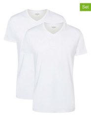 Camano Koszulki (2 szt.) w kolorze białym rozmiar: M. Białe bezrękawniki camano, m, bez wzorów, z bawełny, bez kołnierzyka, bez ramiączek. Za 60.99 zł.