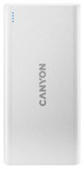 Canyon Powerbank PB-106 10000 mAh biały. Białe powerbanki . Za 79.90 zł.