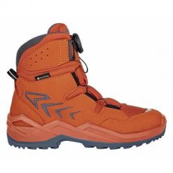 Buty trekkingowe męskie Lowa Firo Gtx Hi. Brązowe trekkingi Lowa, bez wzorów, z materiału, za kostkę, bez zapięcia. Za 637.00 zł.