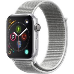 Smartwatch Apple Series 4 40mm Srebrny/Seashell (MU652). Szare zegarki smartwatch Apple, bez wzorów. Za 1,827.99 zł.