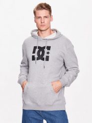 DC Bluza ADYSF03099 Szary Regular Fit. Szare bluzy DC, l, bez wzorów, z bawełny, bez kaptura. Za 249.99 zł.