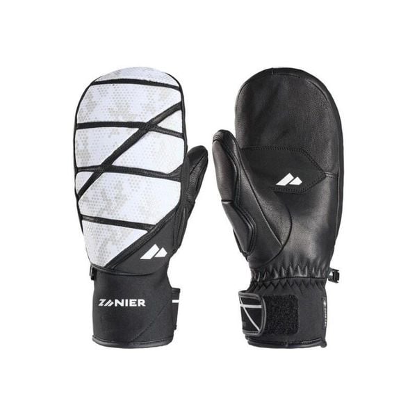 Rękawiczki dwupalczaste Zanier X-Treme.XGX. Białe rękawiczki Zanier, na zimę, bez wzorów. Za 799.99 zł.