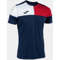 Joma Koszulka Sportowa Crew 4XS – Navy/Czerwony/Biały, 100% poliester. Białe t-shirty sportowe Joma, bez wzorów, z poliesteru, bez ramiączek, na fitness i siłownię. Za 160.99 zł.