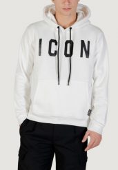 Bluza Mężczyzna ICON. Czarne bluzy z kapturem ICON, m, z aplikacjami, z bawełny, z kapturem. Za 296.50 zł.