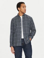 Tommy Hilfiger Koszula Gingham MW0MW37573 Granatowy Regular Fit. Niebieskie koszule Tommy Hilfiger, l, bez wzorów, z bawełny, bez kołnierzyka, bez ramiączek. Za 259.99 zł.