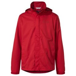 Kurtka przeciwdeszczowa męska Vaude Escape Light Jacket. Czerwone kurtki Vaude, l, bez wzorów, z softshellu, bez kaptura. Za 324.99 zł.