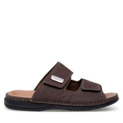 Klapki Rieker. Brązowe klapki Rieker. Za 309.99 zł.
