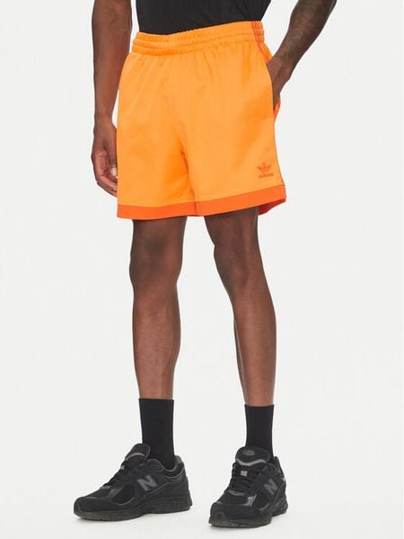 Adidas Szorty sportowe Mock Eyelet JP1103 Pomarańczowy jasny Regular Fit. Brązowe krótkie spodenki sportowe Adidas, l, bez wzorów, z syntetyku. Za 133.99 zł.