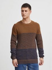 Blend Sweter 20715860 Granatowy Regular Fit. Niebieskie swetry rozpinane Blend, l, bez wzorów, z bawełny, bez kołnierzyka, bez ramiączek. Za 99.99 zł.