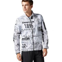 Reebok Kurtka męska One Series Running Wind Breaker biała r. XL (BK7337). Kurtki Reebok. Za 286.12 zł.