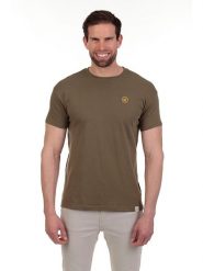 The Time of Bocha Koszulka w kolorze khaki rozmiar: XL. Brązowe bezrękawniki The Time of Bocha, xl, bez wzorów, z bawełny, bez kołnierzyka, bez ramiączek. Za 48.28 zł.