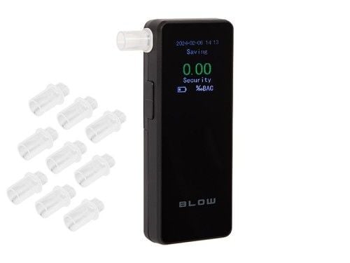 BLOW ALKOMAT-TESTER TRZEŹWOŚCI BLOW 9900 BLACK. Alkomaty Blow. Za 169.99 zł.